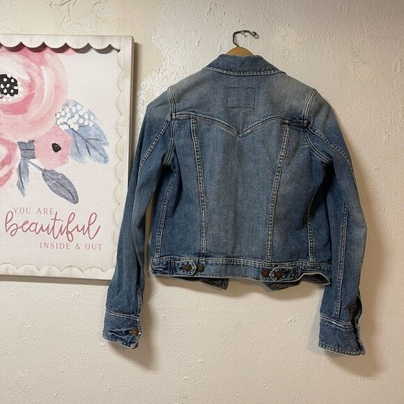 Abercombie & fitch jean  jacket - Picture 2 of 6